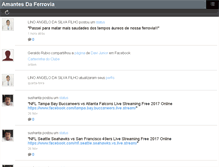 Tablet Screenshot of amantesdaferrovia.com.br